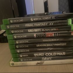 Xbox 360/xbox One Games 