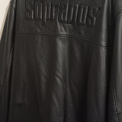 Black Leather Sopranos Jacket