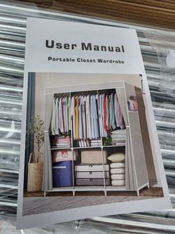 Portable Wardrobe Closet Organizer