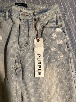 Purple jeans