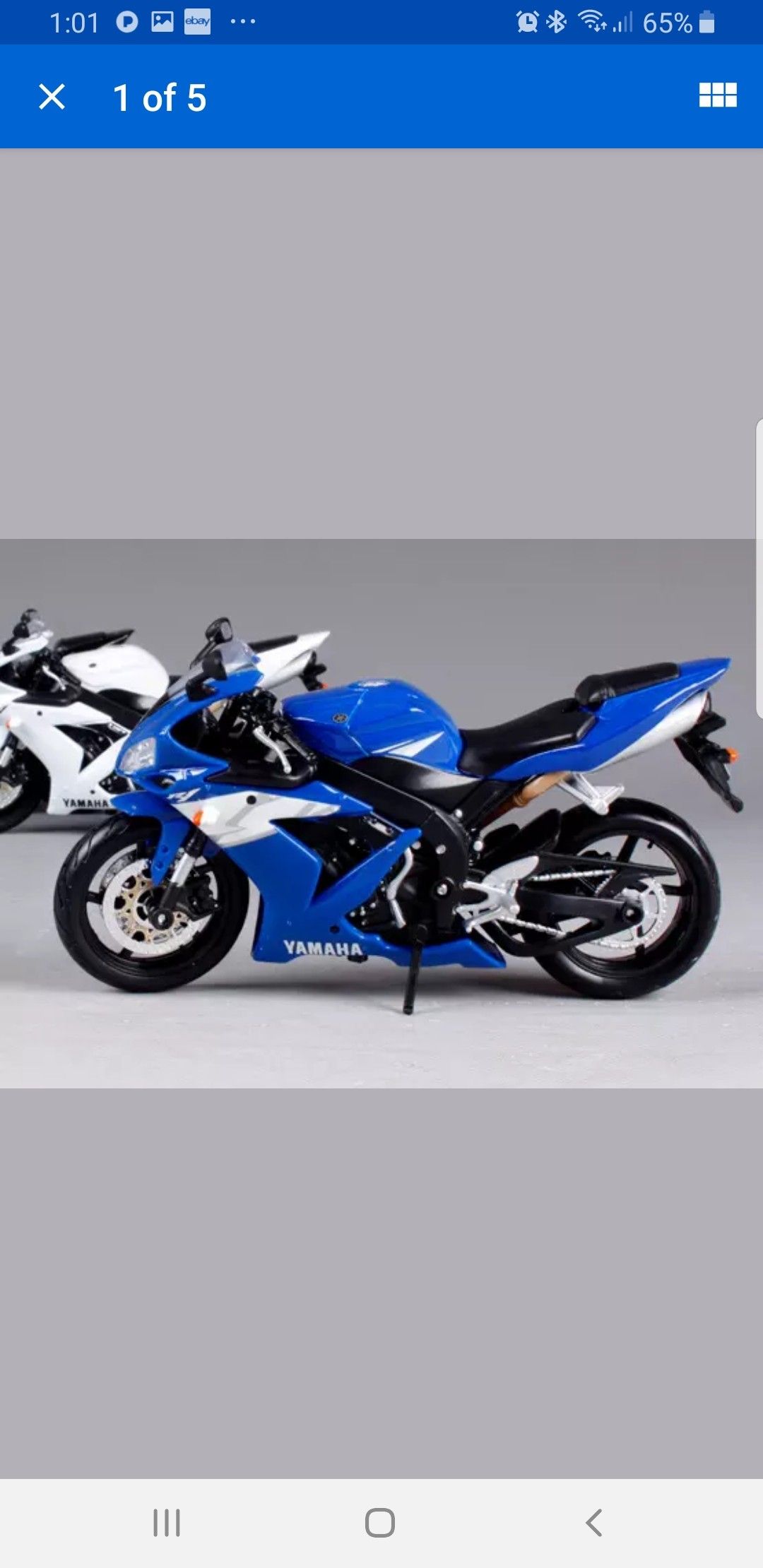 Yamaha YZF-R1 die cast motorcycle