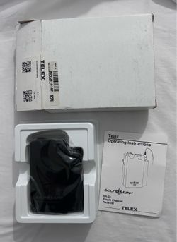 Telex SoundMate SR-50 Single Channel A FM Assistive Listening Receiver w Box