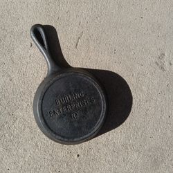 Vintage  50s Burling Enterprises  Ny Salesman  Sample  Mineture Cast Iron Pan