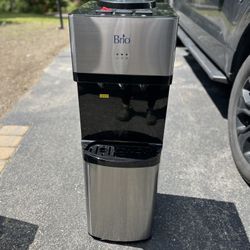 Brio Limited Edition Top Loading Water Cooler Dispenser - Hot & Cold Water, Child Safety Lock, Holds 3 or 5 Gallon Bottles - UL/Energy Star Approved