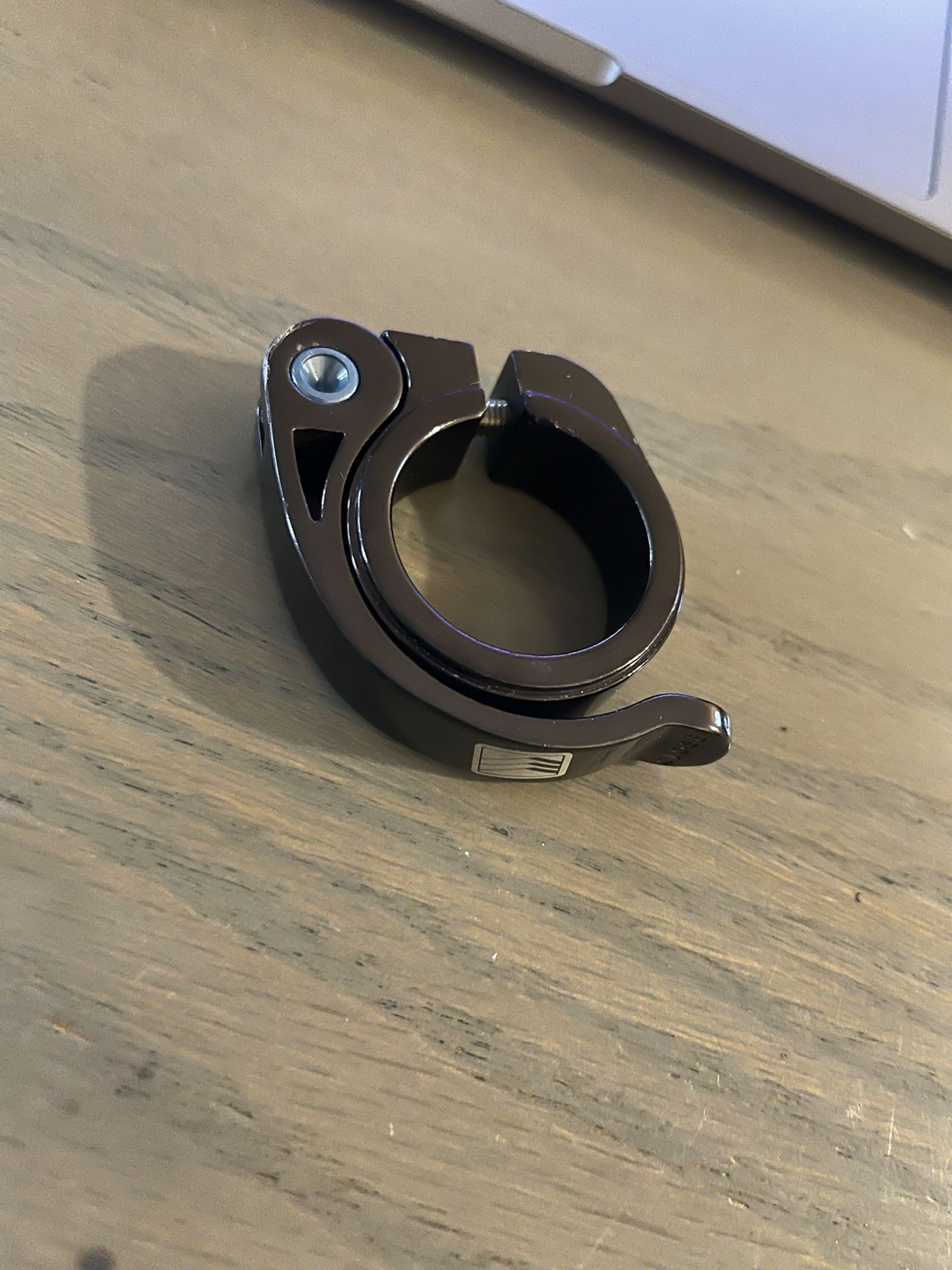 Black Chrome Andodized Seat Post Clamp