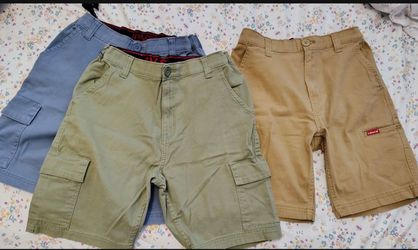 Boys cargo shorts size 16