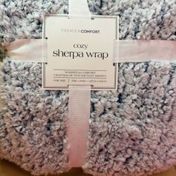 Brand New Cozy Sherpa Wrap