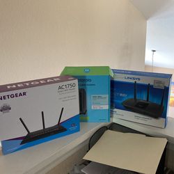 Modem And 2 Max Power Wi Fi Routers