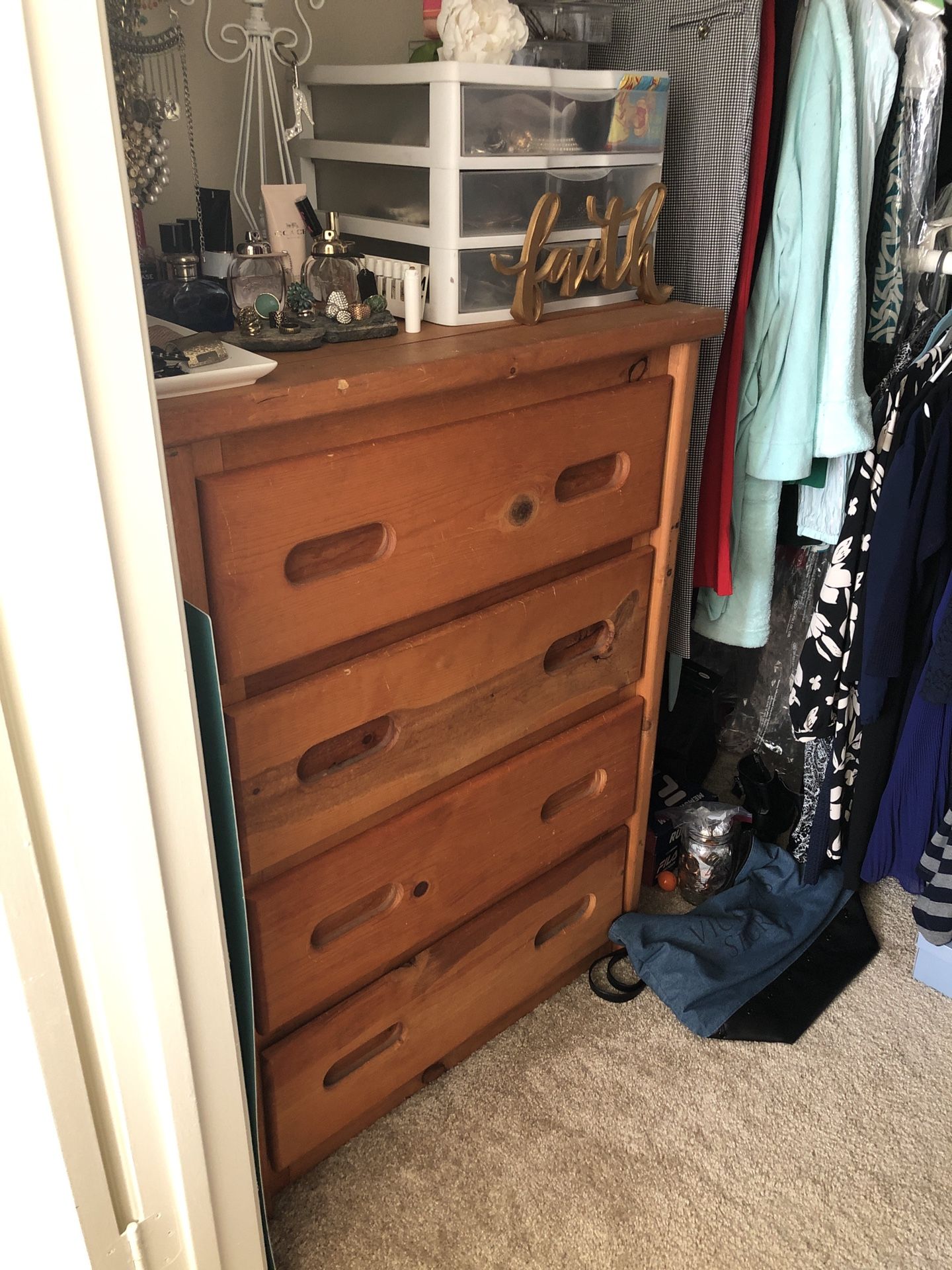 Tall 4 drawer Dresser