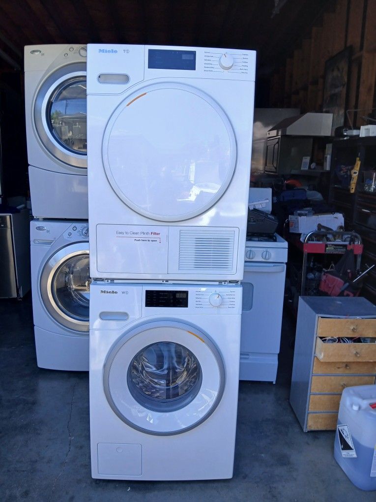 Miele Washer And Gas Dryer Set 