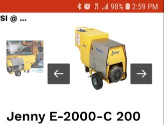 Jenny steam cleaner/ pressure washer combo
