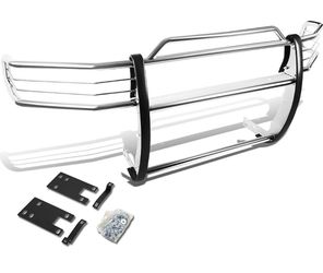LA Zona Auto Parts 1994 to 2001 Ram 1500 Chrome Grill Guard Tumba Burro Cromado Push Bar Protector Bull Bar 