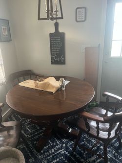 Vintage 4 Piece Ethan Allen Dining Room Set