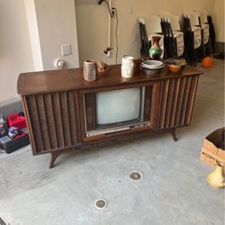 Vintage Mid century media Console