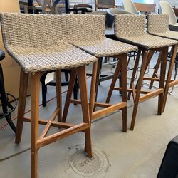 Wicker Barstools