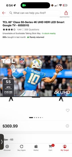 65 inch tcl tv