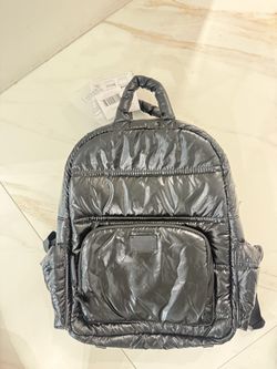 7am - Metallic Puffer Backpack with Tags