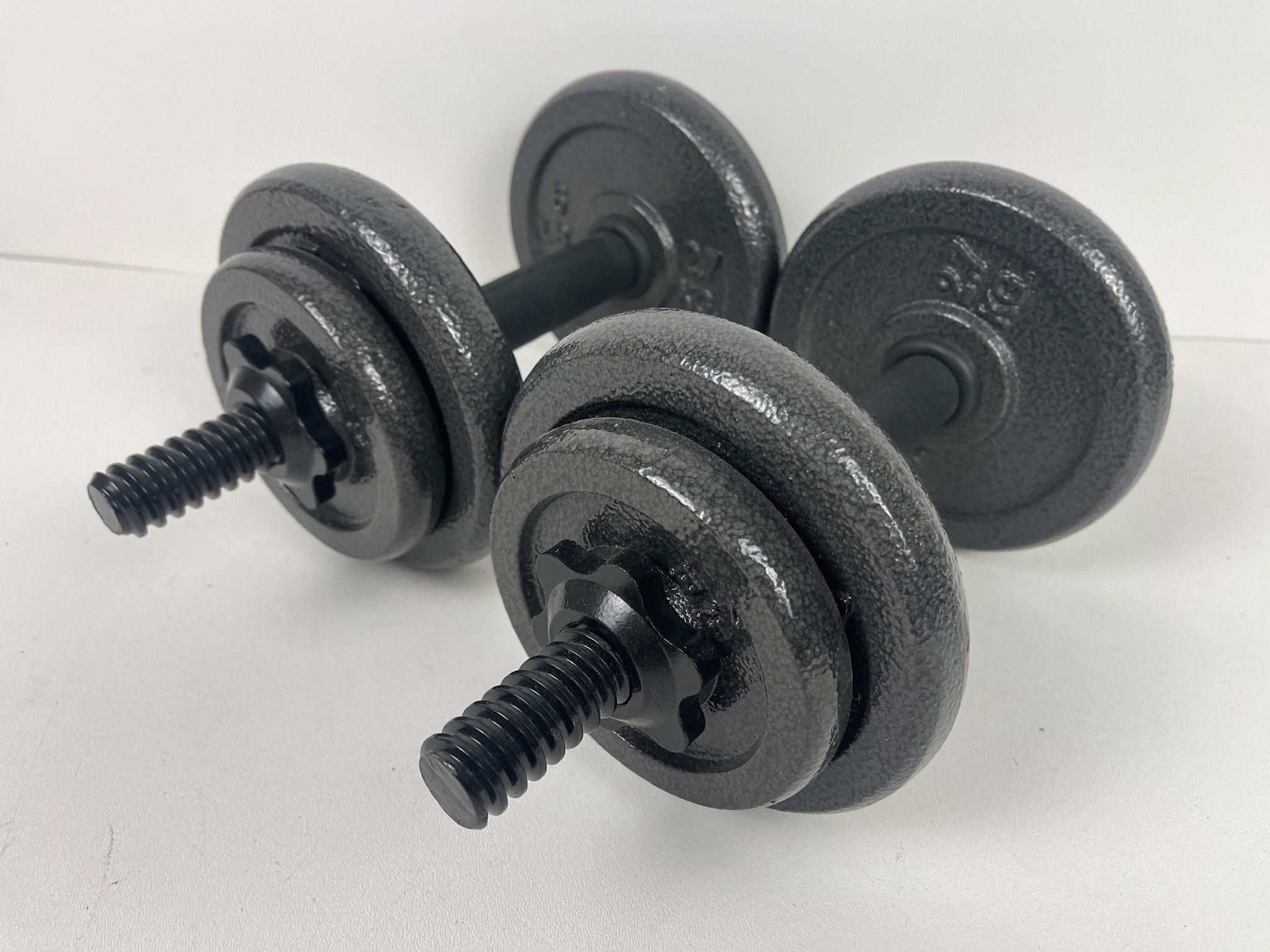 Athletic Works 40lb Adjustable Cast Iron Dumbbell Weight Set