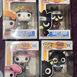 Naruto Hello Kitty Funko Pops