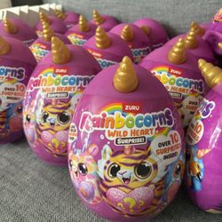 Zuru Rainbocorns Wild Heart Surprise Eggs BUNDLE LOT OF 10 