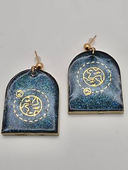 Earth Rotation Earrings