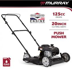 Murray
20 in. 125 cc Briggs & Stratton Walk Behind Gas Push Lawn Mower with 4 Wheel Height Adjustment and Prime 'N Pull Start