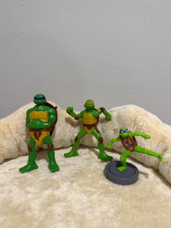 ALL 5 $ Teenage Mutant Ninja Turtles TMNT Figure Lot – 3 Figures