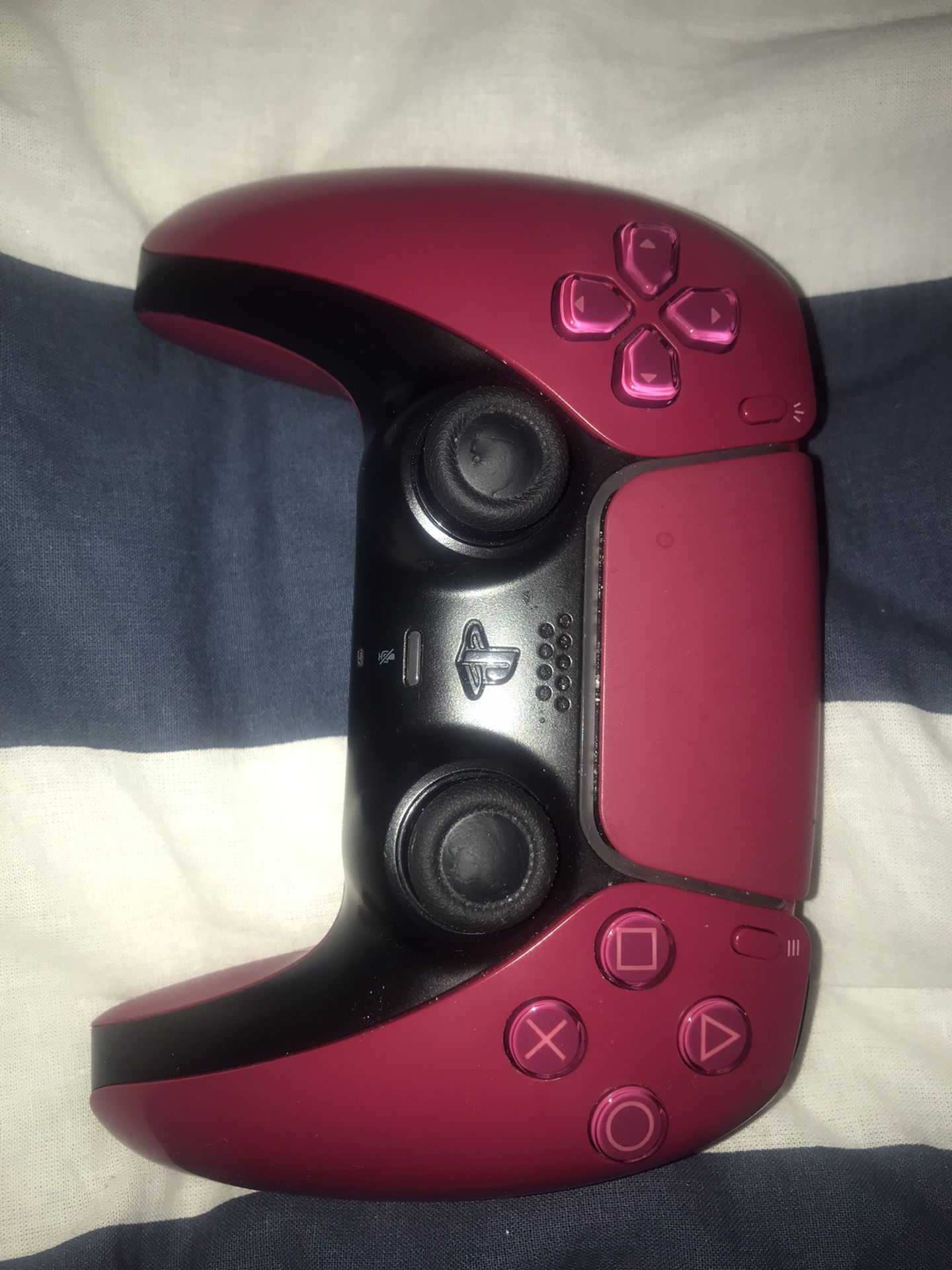 A Red PlayStation 5 Controller