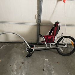 Red Weehoo BLAST Bicycle Trailer