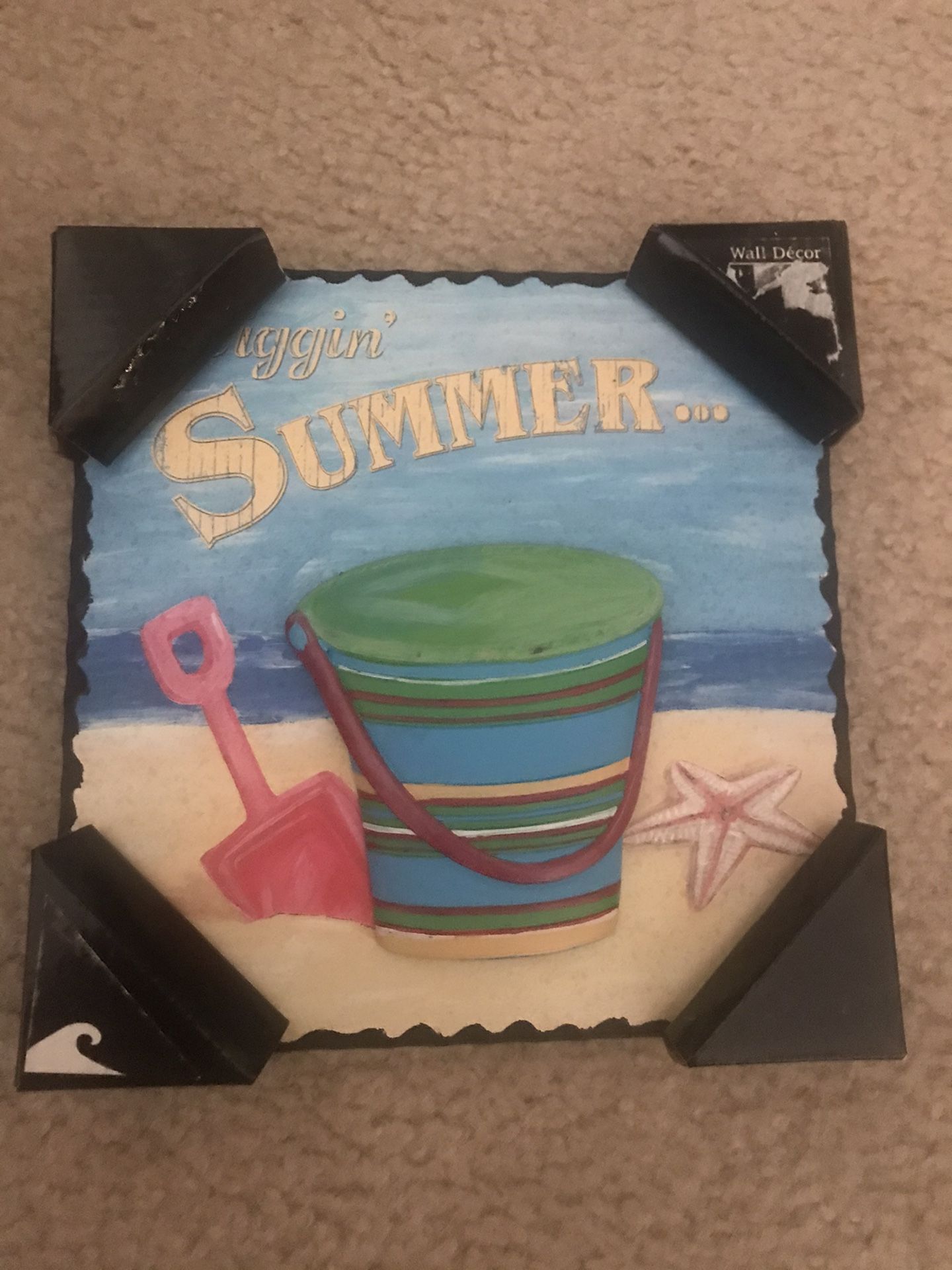 Summer frame decor new! Tropical