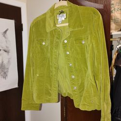 Green Suede Jacket