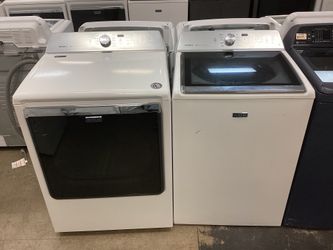 Maytag 5.0 cu.ft. Top Load Washer and 7.5 cu.ft. Electric Dryer Set