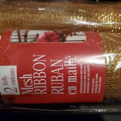 Mesh ribbon  (Gold)