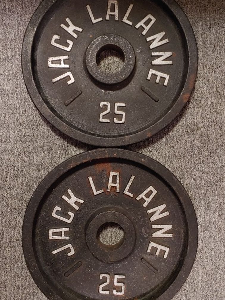 Two 25lb Olympic Weight Plates
