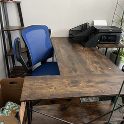 Blue Desk Chair
