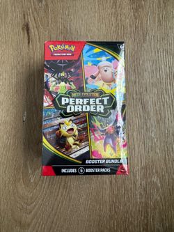 Pokémon Mega Evolution Perfect Order Booster Bundle Sealed Box – Includes 6 Booster Packs