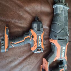 Ridgid 1/2 Impact wrench and Sawzall
