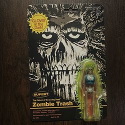 Super 7 Zombie Trash (glow In The Dark ) 