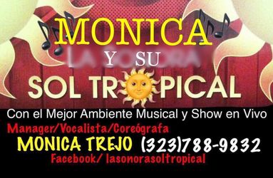 Monica Y Su Sonora Sol Tropical (contact info removed)