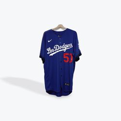 Nike Authentic 2021 LA Los Dodgers On Field City Connect Mookie Betts Jersey 48