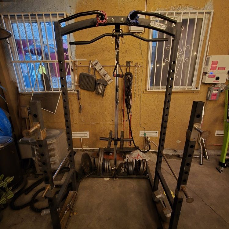 Gym Racks/ Weights/benches/ Accessories 