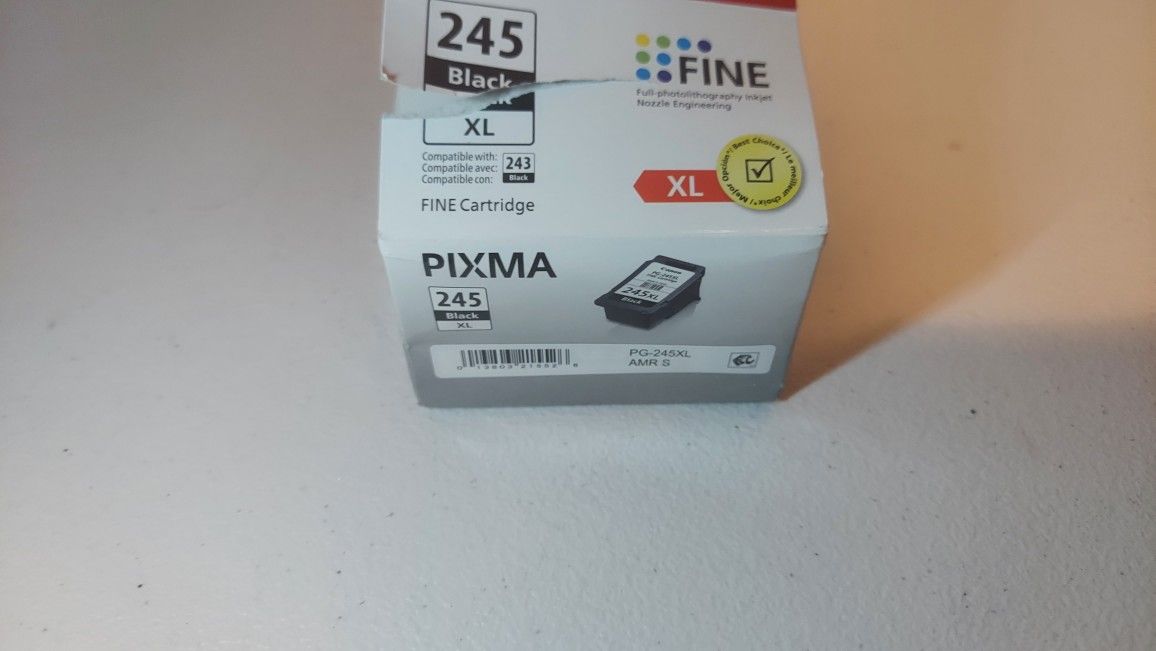 Canon PG-245 XL Black Ink Cartridge β High Yield