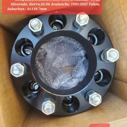 AA Ignition Wheel Spacer Set of 4-6 Lug 2 inches 50mm WheelCentric Ada [ko5884]