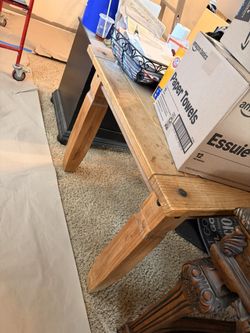 Brown Walnut Table 6 Seater 