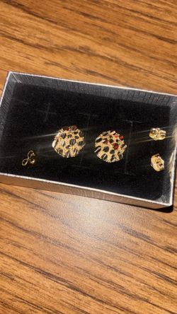 14k Nugget Earrings
