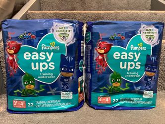New unopened Pampers Easy Ups Training Underwear Size 3T-4T (2 Packs)