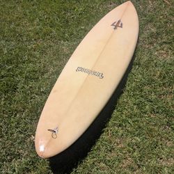 ⭐$250 6'8 Single Fin Vintage Nor Cal Throne Mid length Short Board Surfboard 