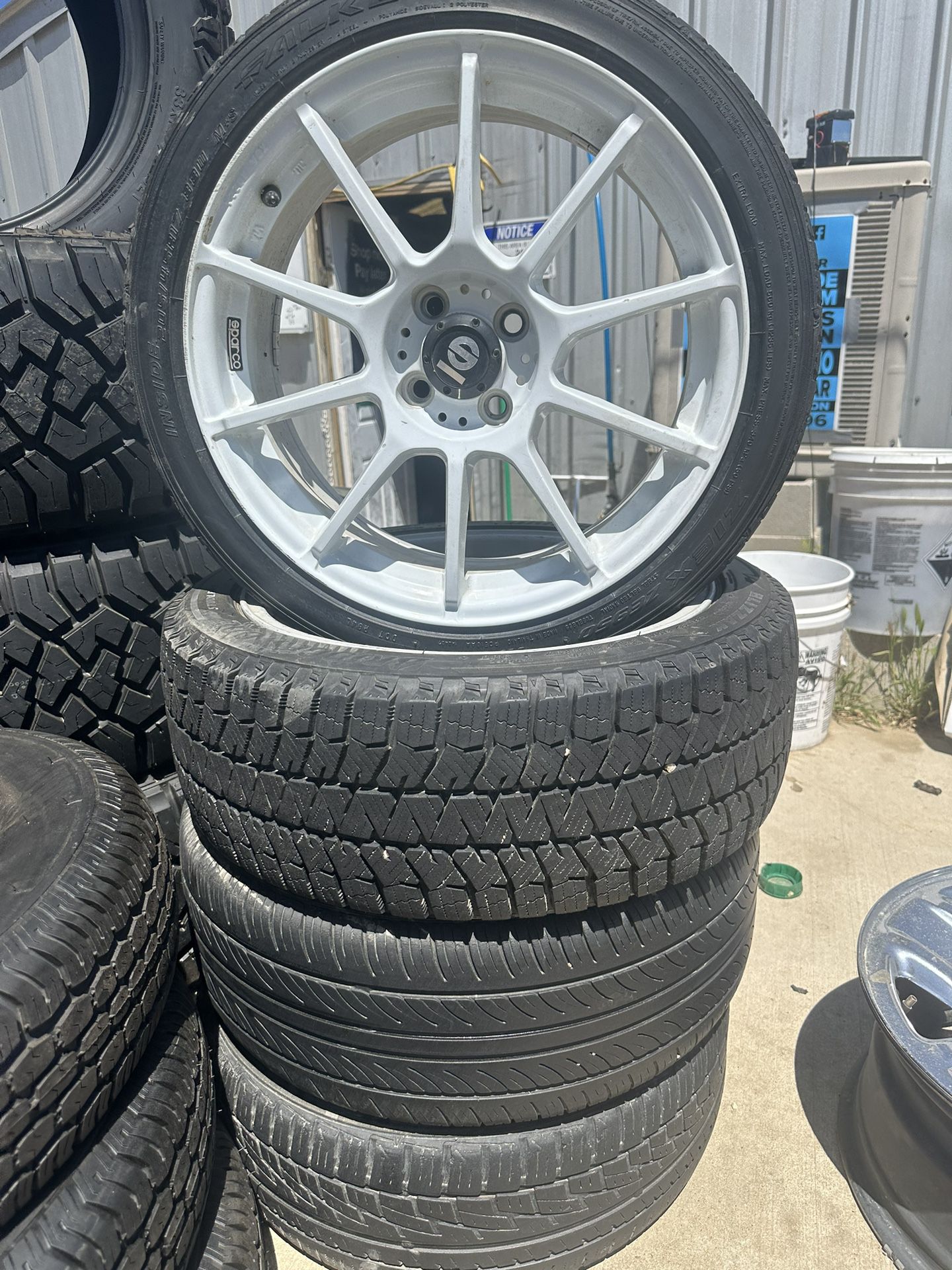 Sparco 17in Rims / Tires