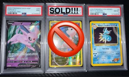 Pokemon PSA Slabs
