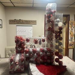 Christmas Ornaments + Tree Skirt